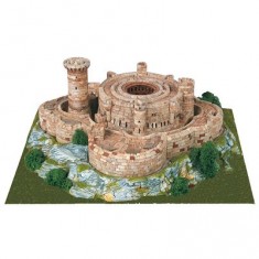 Maqueta de cerámica: Castillo de Bellver, Palma de Mallorca, España