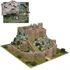 Maquette en céramique : Château de Loarre, Espagne