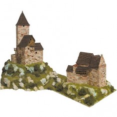 Ceramic model: Diorama: Large and small refuges