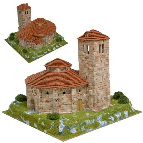 Ceramic model: Church of Vera Cruz, Segovia, Spain - Aedes-1105