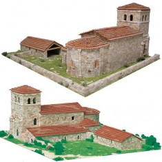 Keramikmodell: Kirche San Andrés, Argomilla, Spanien