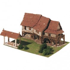 Maquette en  céramique : Maisons rurales