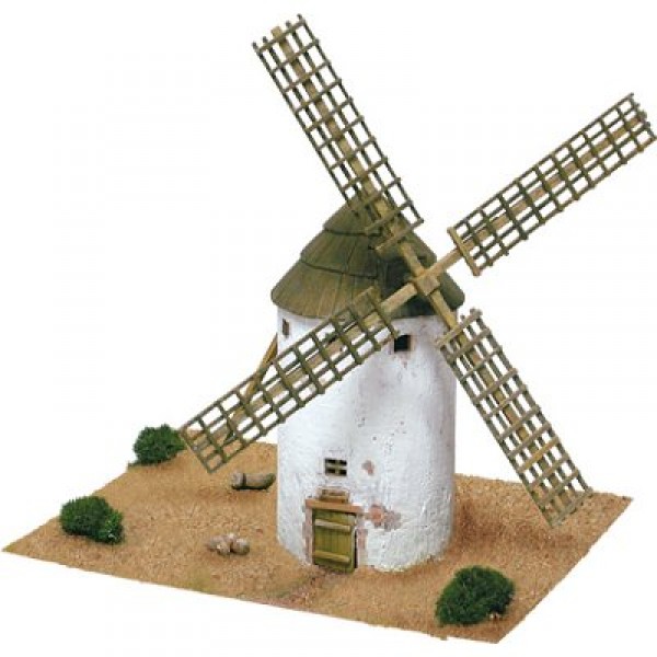 Maquette en céramique : Moulin de La Mancha, Castilla La Mancha, Espagne - Aedes-1255