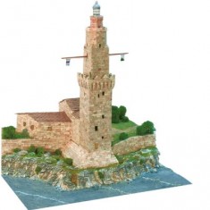 Maqueta de cerámica: Faro de Porto Pí, Palma de Mallorca, España