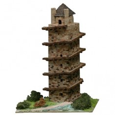 Keramikmodell: Primitiva Torre de Hércules Lighthouse, A Coruña, Spanien