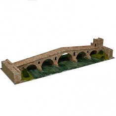 Maqueta de cerámica: Puente la Reina, Gares, España