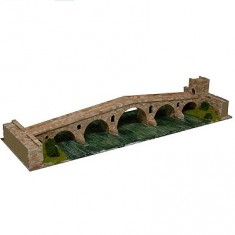 Maquette en céramique : Puente la Reina, Gares, Espagne