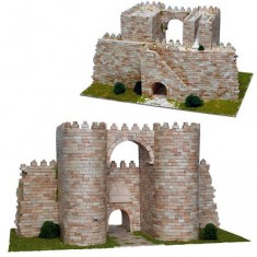 Maquette en céramique : Puerta del Alcázar, Muraille d'Ávila, Espagne