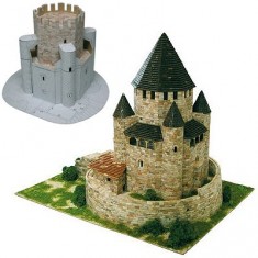 Maquette en céramique : Tour César, Provins, France