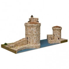 Maqueta de cerámica: Tours de la Rochelle, Francia