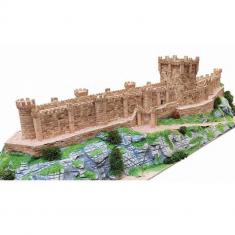 Maquette en céramique : Chateau de Penafel, Espagne