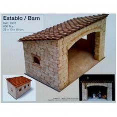 Ceramic model: Stable - Barn