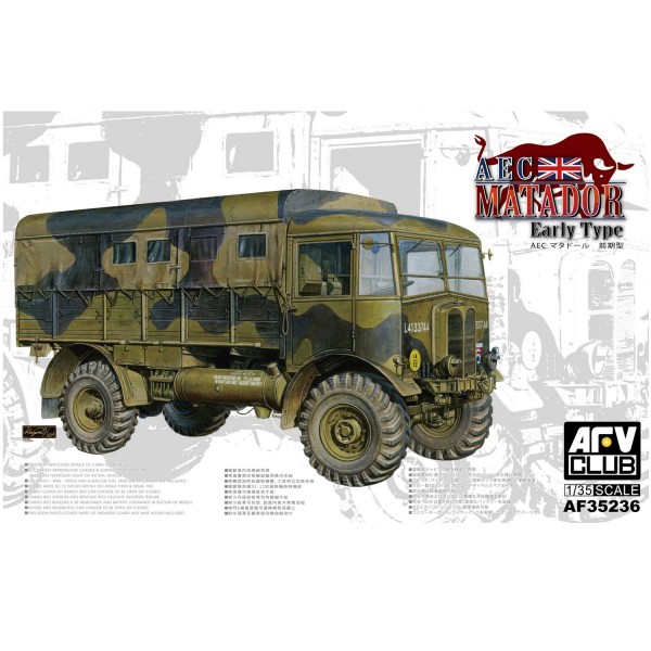 Maquette camion 1/35 : Camion britannique AEC matador - AFVclub-AF35236
