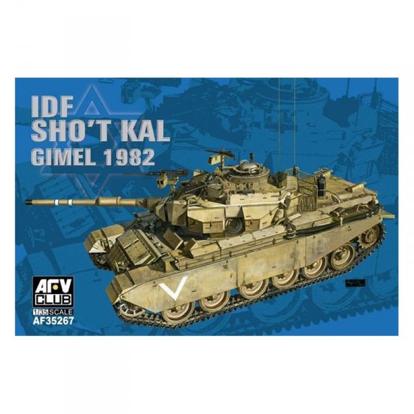 Maquette Char : IDF Sho't Kal Gimel avec Blazer explosive réctive amour - AFVclub-AF35267