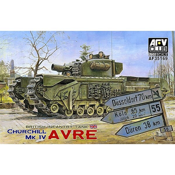 Churchill MK IV AVRE (w/vinyl & work.tr. - 1:35e - AFV-Club - AFVclub-AF35169