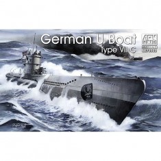 Maqueta de submarino alemán U-Boat Tipo VII C