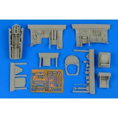 Spitfire Mk.IX cockpit set FOR Eduard - 1:48e - Aires