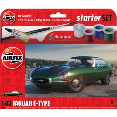 Maqueta de coche: Juego de iniciación: Jaguar E-Type