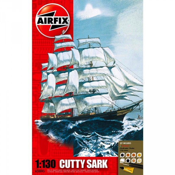 Maquette bateau : Gift Set : Cutty Sark - Airfix-50045