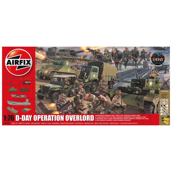 Maquette : Reconstitution d'une bataille : D-Day Operation Overlord : 1:72 - Airfix-50162