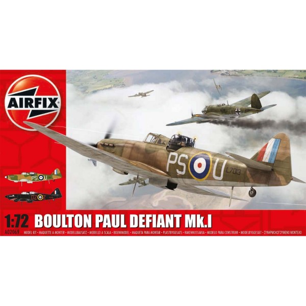 Aircraft model: Boulton Paul Défiant MK.I