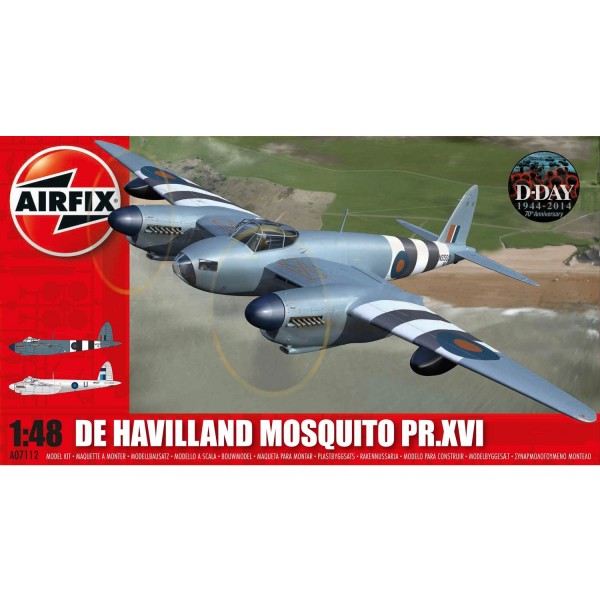 Maquette Avion : D.H. Mosquito B Mk XVI / PR XVI - Airfix-07112