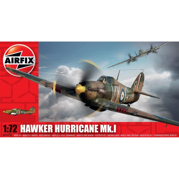 Aircraft model: Hawker Hurricane MkI - Airfix-01010