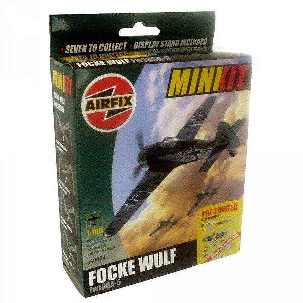 Maquette avion : Mini Kit : Focke Wulfe Fw190A-5 : Walter Nowotny - Airfix-50024-2