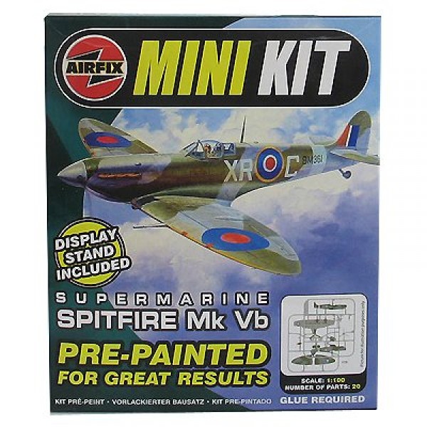 Maquette avion : Mini Kit : Spitfire Mk Vb - Airfix-0002