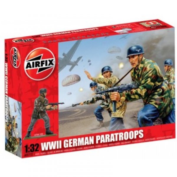 Figurines 2ème Guerre Mondiale : Parachutistes allemands - Airfix-02712