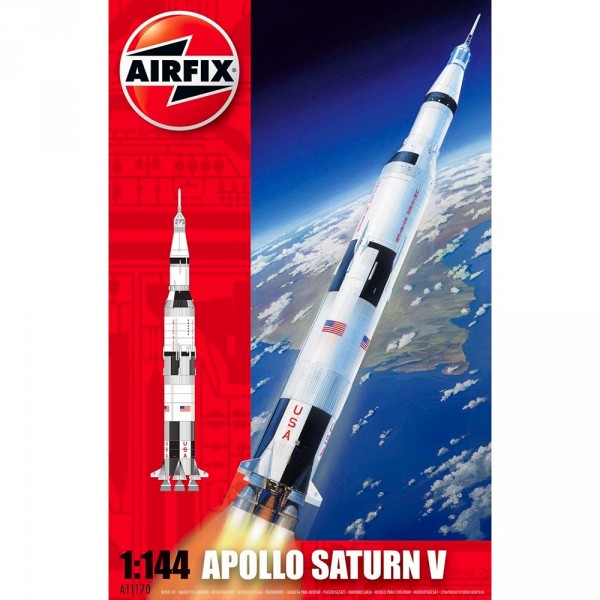 Apollo Saturn V 50th Anniversary of 1st Manned Moon Landing- 1:144e - Airfix - Airfix-11170