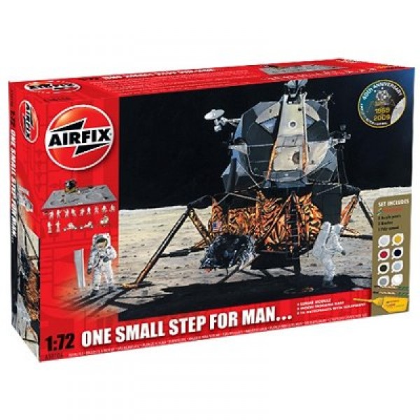 One Step for Man 50th Anniversary of 1st Manned Moon Landing- 1:72e - Airfix - Airfix-50106