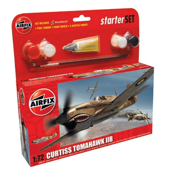 Starter Set P-40B (new tool) - 1:72e - Airfix - Airfix-55101