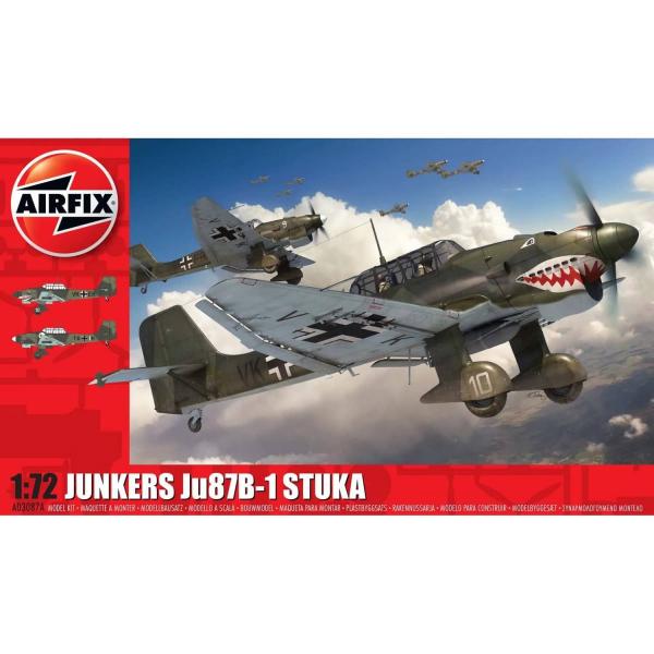 Maquette avion militaire : Junkers Ju87B-1 Stuka - Airfix-A03087A
