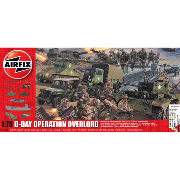 D-Day 75th Anniversary Operation Overlor Gift Set- 1:76e - Airfix - Airfix-A50162A