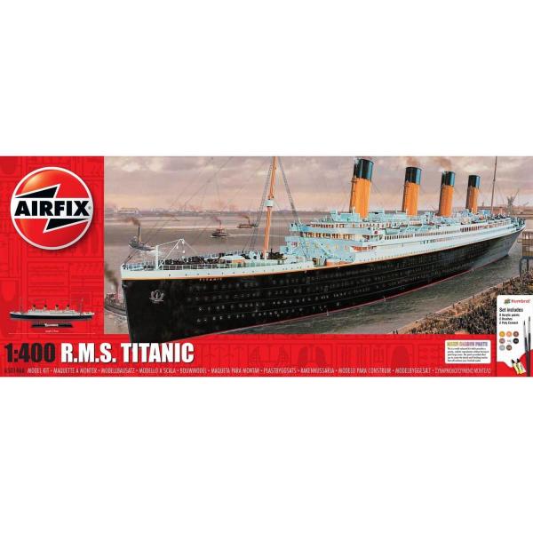 Modelo de barco: Set de regalo: RMS Titanic - Airfix-A50146A