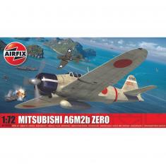 Militärflugzeugmodell : Mitsubishi A6M2b Zero