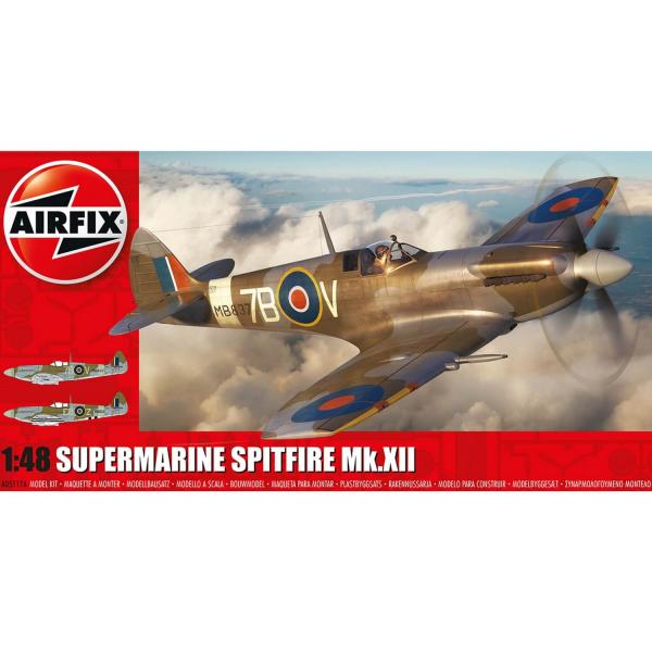 Maquette Avion : Supermarine Spitfire Mk.XII - Airfix-A05117A