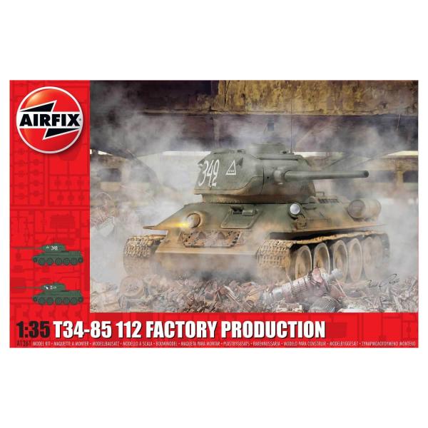 T34/85 II2 Factory Production - 1:35e - Airfix - Airfix-A1361