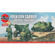 Bren Gun Carrier& 6 pdr AT Gun,Vintage Classics- 1:76e - Airfix