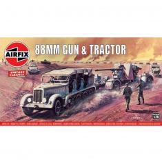 Maquette canon : Vintage Classics : 88mm Gun & Tractor