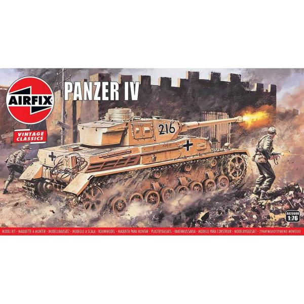 Model tank: Vintage Classics: Panzer IV F1 / F2 - Airfix-A02308V