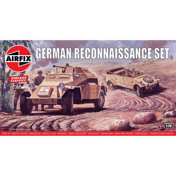 Maquette véhicule militaire : Vintage Classics : German Reconnaisance - Airfix-A02312V
