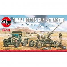 Maqueta de pistola: Clásicos clásicos: pistola y tractor Bofors de 40 mm