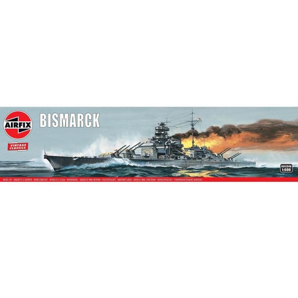 Bismarck, Vintage Classics - 1:600e - Airfix - Airfix-A04204V