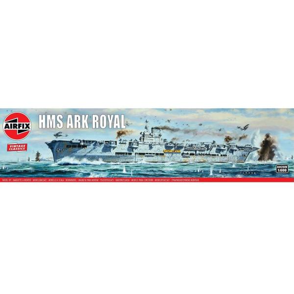 Maquette bateau : Vintage Classics : HMS Ark Royal - Airfix-A04208V