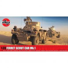 Modelo de vehículo militar: Ferret Scout Car Mk.1 en 1:35