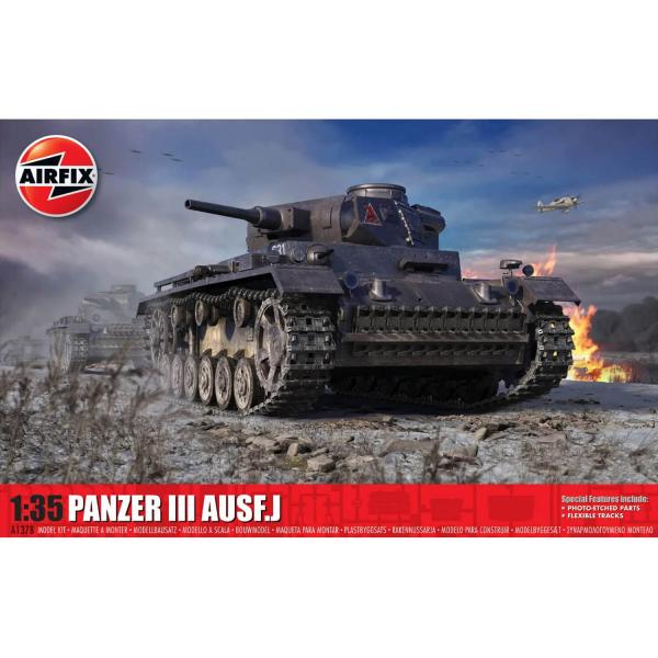 Maqueta de tanque: Panzer III AUSF J - Airfix-A1378