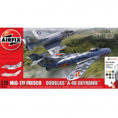 Aircraft model kits : Dogfight Doubles : Mig-17F Fresco & Douglas A-4B Skyhawk
