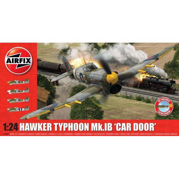 Hawker Typhoon 1B-Car Door (plus extra Luftwaffe scheme)- 1:24e - Airfix - A19003A